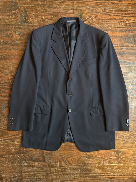 Fendi Other - VTG Fendi Navy Blue Single-Breasted Blazer 3 Button Blazer 54R EU/44R US